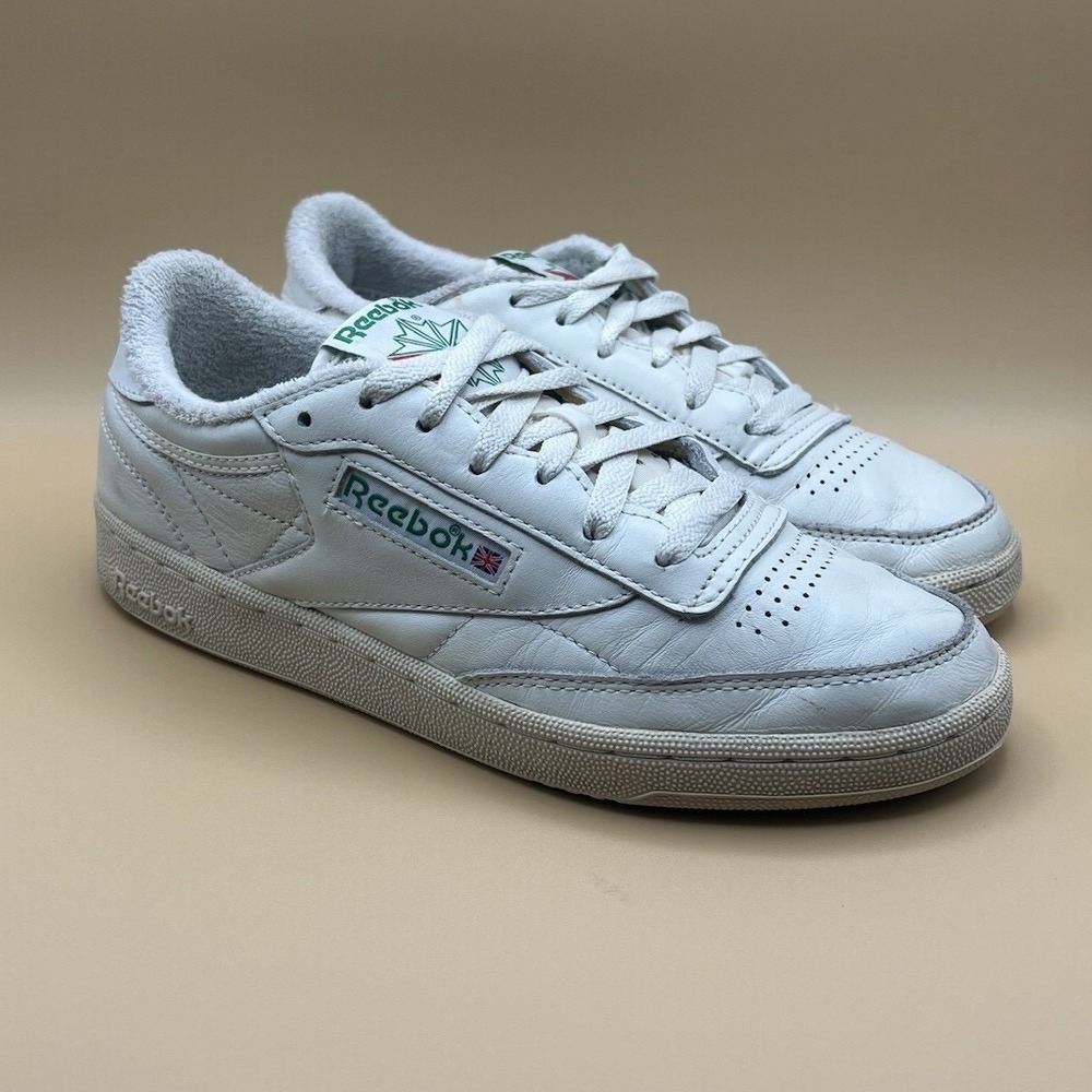 Reebok Classic Club C Vintage Chalk Green Retro - Women's Size 9 USED